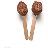 Praying Mantis Ootheca Egg Case on a Wooden Stick Attached(Two Egg Cases) &ndash; Imitation of Nature,Convenient to Place in Incubation Cups, in Terrarium Boxes, in Gardens, in Grass, in the Woods