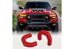 Bllatta Tow Hook Covers Fit for RAM 1500 2019-2025,Custom Car Front Hitch Cover for 2019-2024 RAM 1500 Accessories(Not Fit for RAM 1500 Classic,Warlock,RAM 2500,RAM 3500)