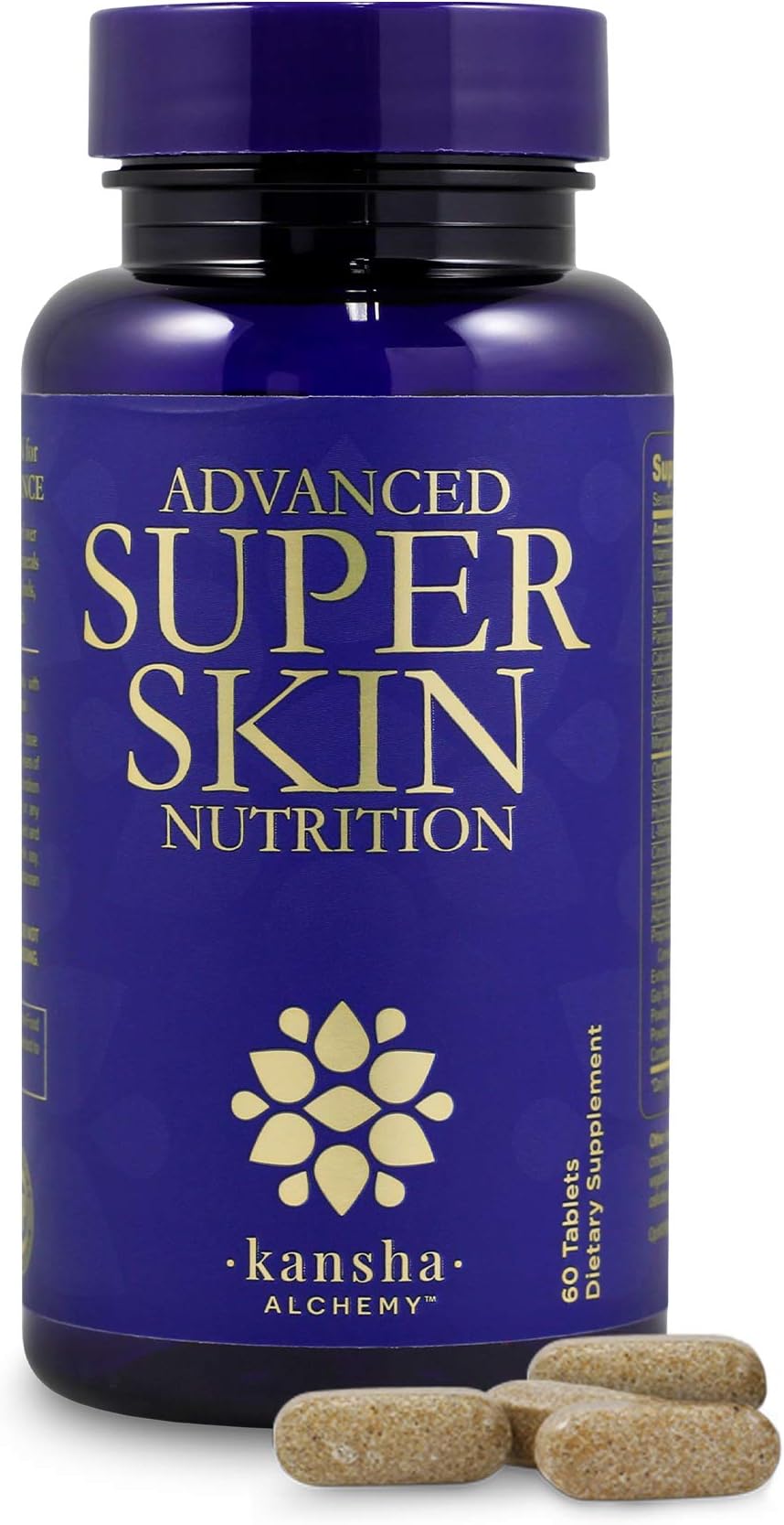 Anti Aging Collagen Peptides with Keratin, Hair Skin & Nail Vitamins, Biotin, Hyaluronic Acid, Vitamin C, Co-Q10 - Kansha Alchemy