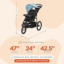 Baby Trend XCEL-R8™ Jogger, Desert Blue
