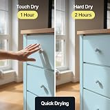 Hemway Chalk Paint Pastel Blue 1L Matt Finish Furniture & Walls view 7