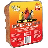 Wild Delight 1 Pack of Sizzle N Heat Spicy Suet for Birds, 11.75 Ounces Each