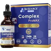 BioSource Labs Complex ProMAX Diet Drops Liquid Supplement, 2 fl oz | Liquid dietary supplement for adults in one 2 fl oz bottle for convenient daily use