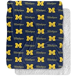 University of Michigan Blanket, 50"x60" Logo