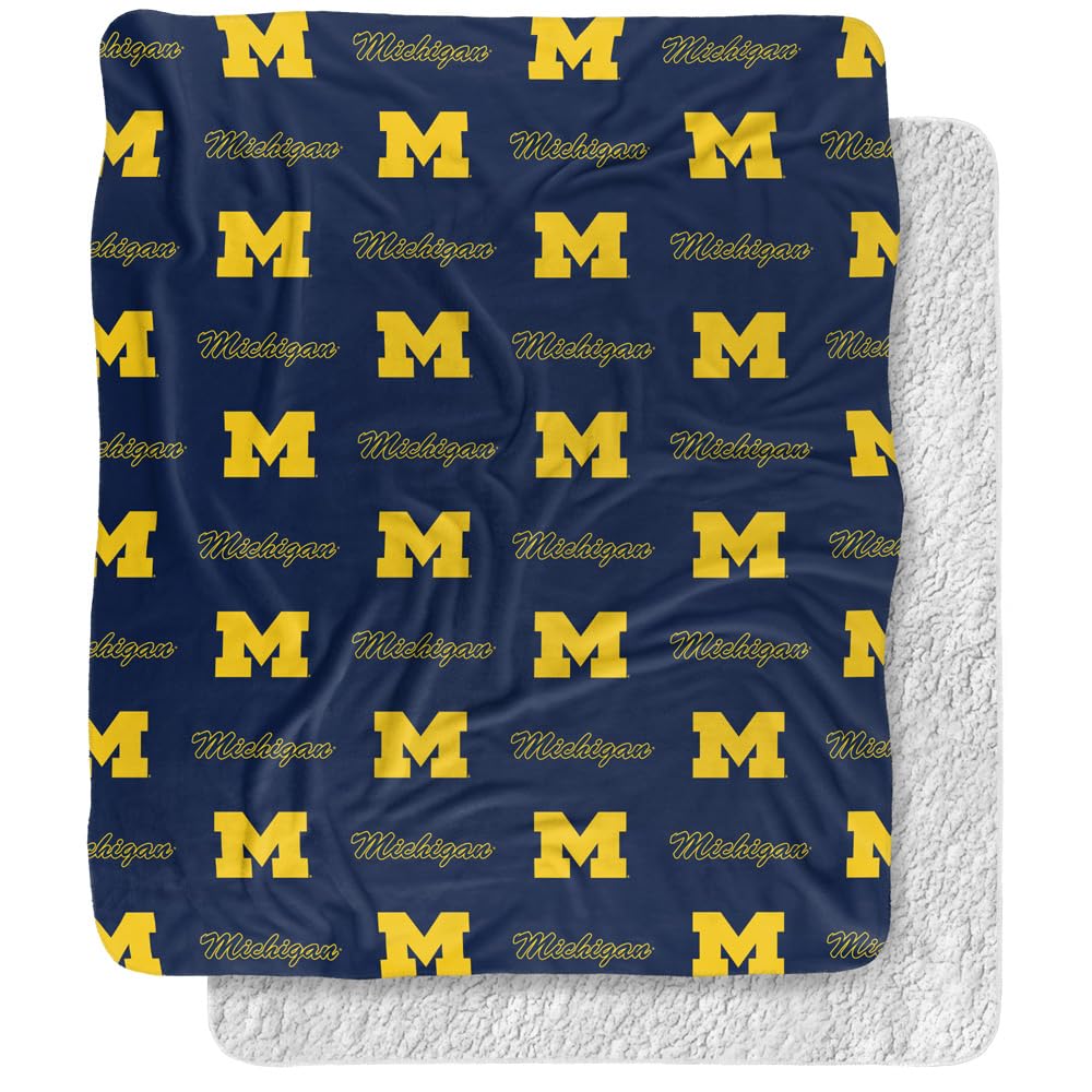University of Michigan Blanket, 50"x60" Logo