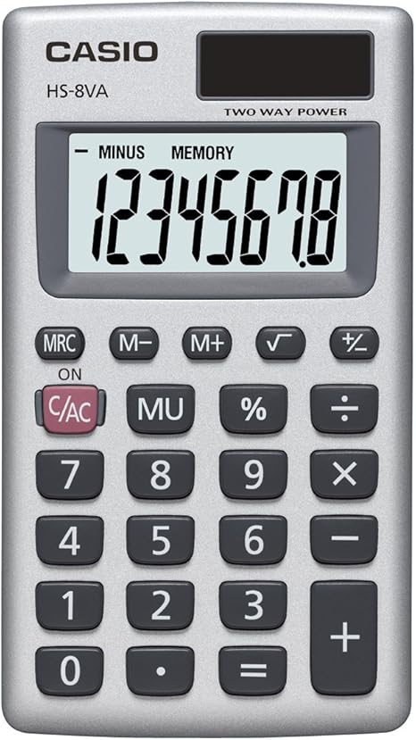 Casio Inc Hs8va Standard Function Calculator