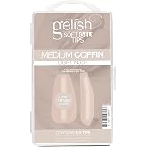 Gelish Nude Soft Gel&trade; Tips - 120 Count Professional Quality Press on Nails Extension for Strong, Long-Lasting Manicures &ndash; Easy Application, Natural Look, Pre-shaped False Nail