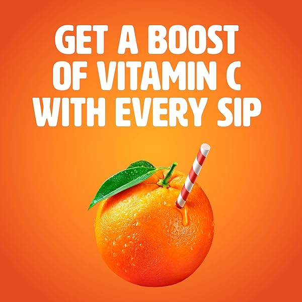 TROPICANA 100% JUICE ORANGE BLEND, SINGLE SERVE, 10 FL OZ BOTTLES (PACK OF 24) – REAL FRUIT JUICE, VITAMIN C RICH, NO ADDED SUGARS, NO ARTIFICIAL FLAVORS