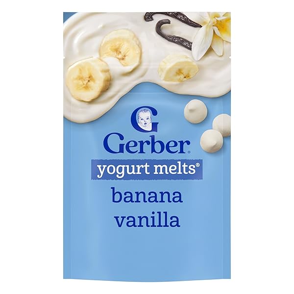 GERBER YOGURT MELTS BANANA VANILLA 1.0 OZ POUCH