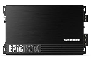 AudioControl EPIC1500 EPIC Series 1500 Watt RMS Compact 1-Channel Monoblock Car Audio Subwoofer Amplifier, Class D, Epic Boos