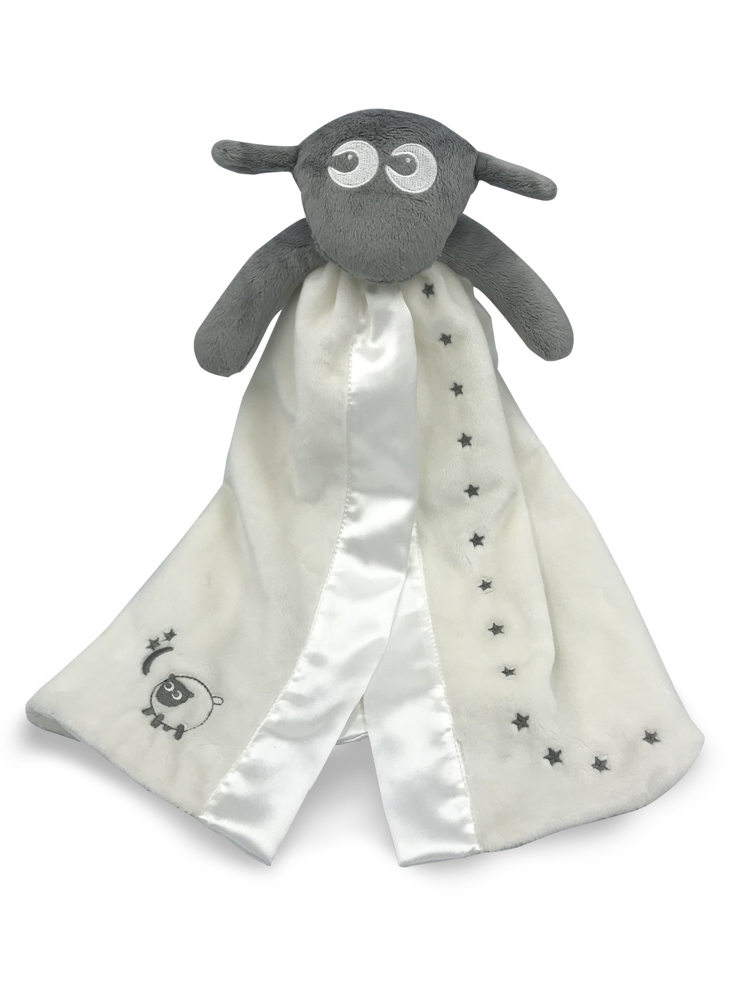 Sweet Dreamers, Ewan Baa Baa Blankie, Grey - Baby Comfort Blanket
