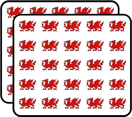 Amazon Com Wales Red Dragon Shaped Uk Welsh Logo Sticker For Scrapbooking Calendars Arts Kids Diy Crafts Album Bullet Journals