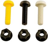 All Trade Direct 12 Pack Mixed Colour Plastic Number Plate Bolts & Nuts view 2