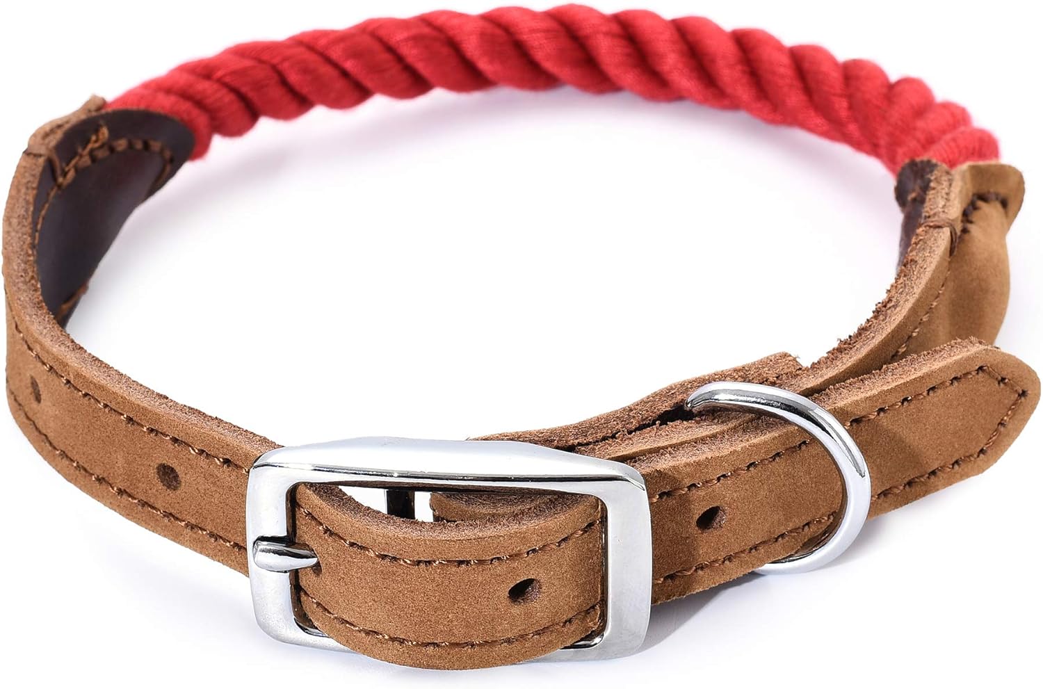 Mile High Life Premium Cotton Rope Dog Collar