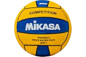 Mikasa W5000BLU Competition Game Ball, Blue/Yellow, Size 5
