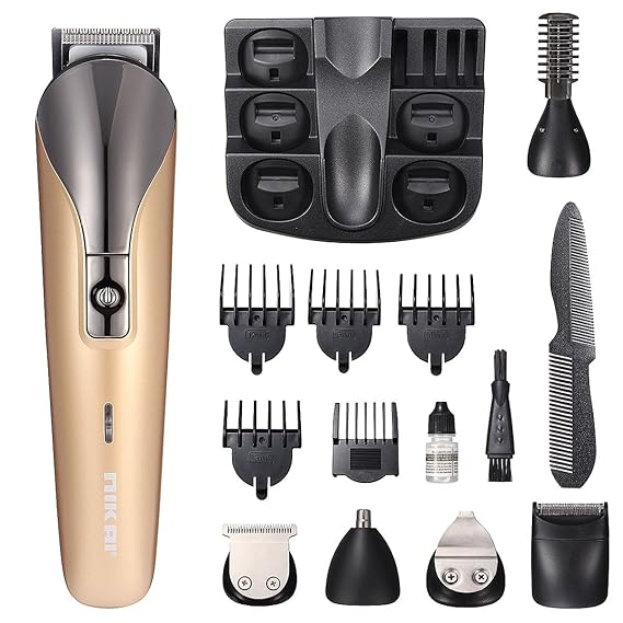 bestbomg professional cordless haircut kit clippers for men rechargeable hair cl