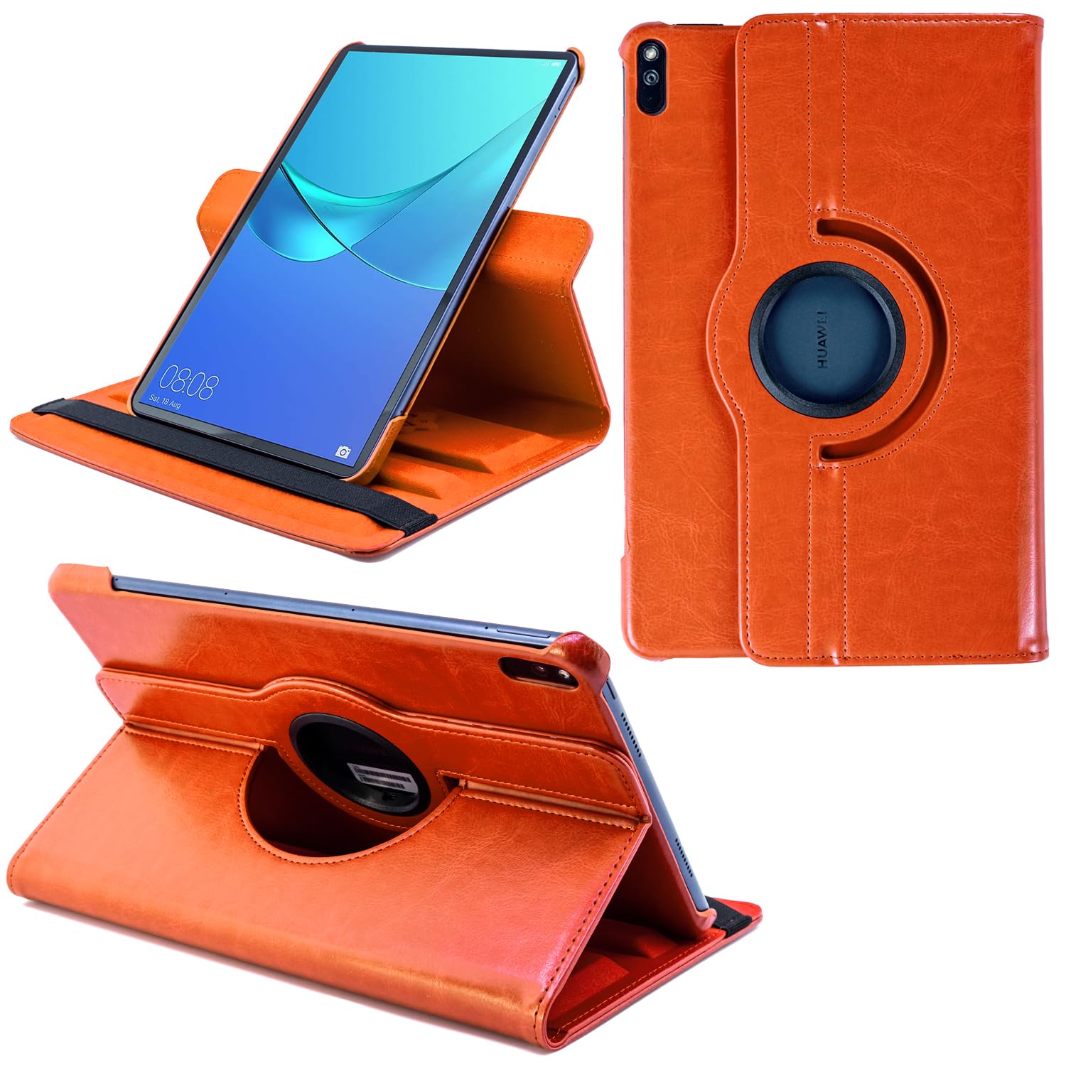 COOVY® 2.0 Cover for Huawei Matepad PRO (10.8") ROTATING 360° DEGREE SMART CASE STAND HOUSING PROTECTION Sleep/Wake up | orange