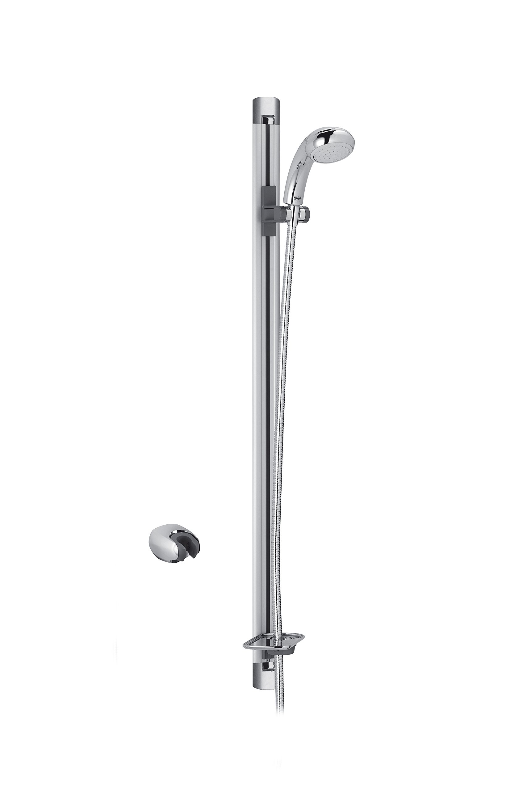 Mira Showers Flex Fittings Kit with Shower Head & 2 M Shower Hose Chrome 1.1603.125