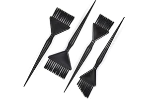 SALON SUPPLY CO Hair Dye Brush Set - 4 Color Brushes for Hair Salon - Hair Color Brush Applicator Set - Balayage Brush - Hair Tint Brush - Hair Dying Brush - Hair Coloring Kit