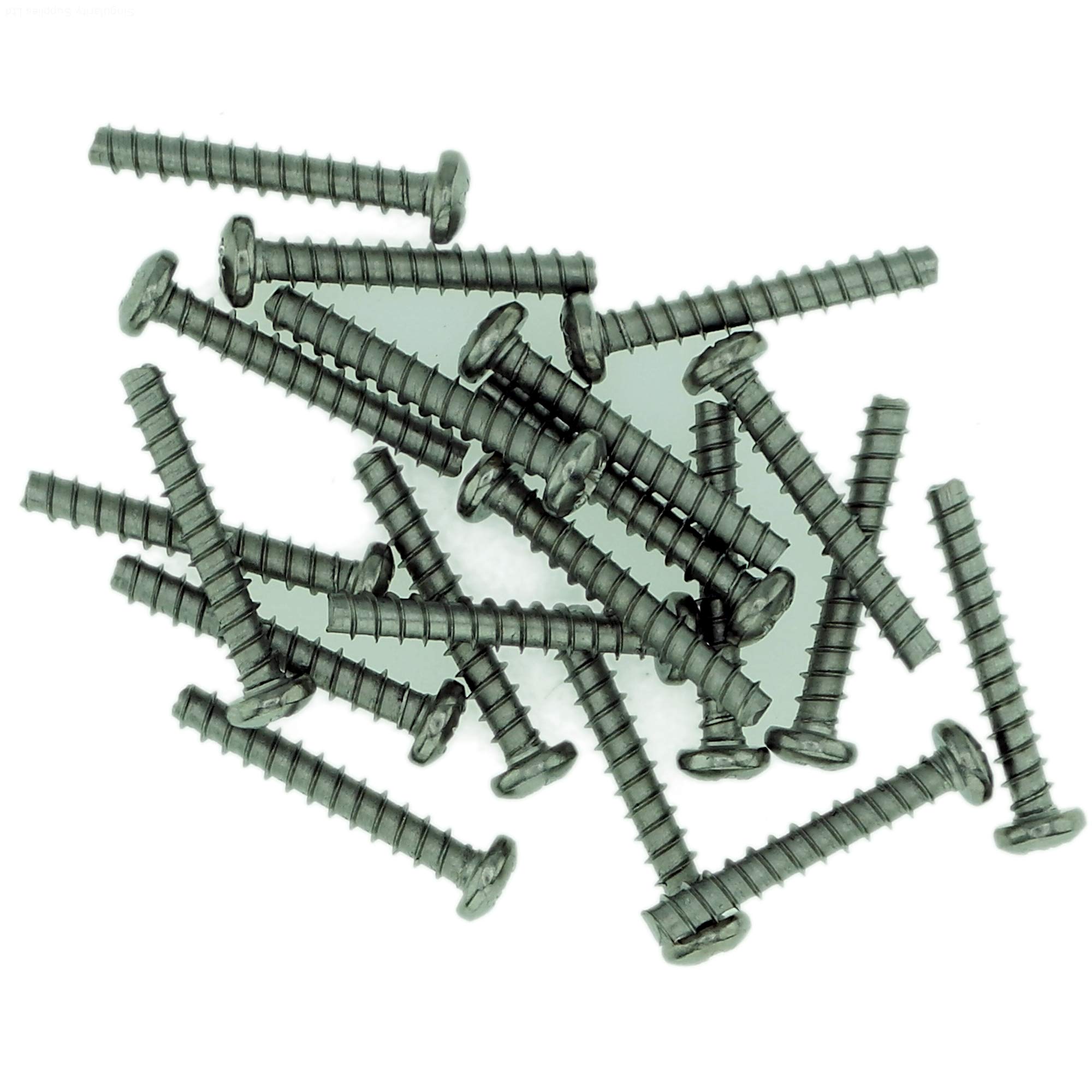 D3 (3mm x 10mm) Pozi Pan Screws for Plastic (Trilobular) - Stainless Steel (A2) (Pack of 20) โ image 1