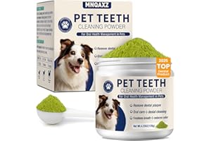 Dental Powder for Dogs Dog Teeth Cleaning Products Dog Tooth Cleaning Powder with Probiotics for Dogs Bad Breath Treatment Pl
