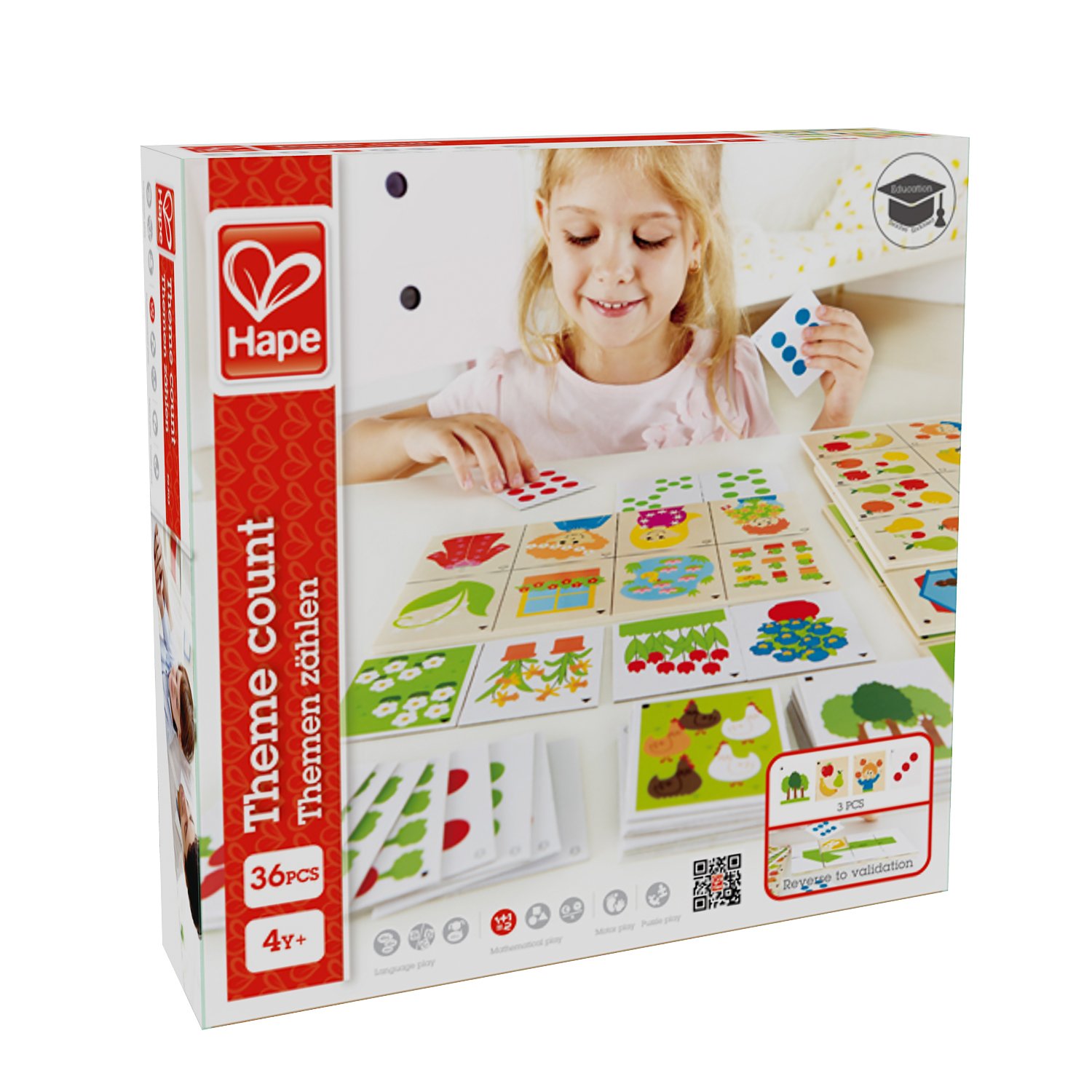 Hape HAP-E6303 Home Education Theme Count Game
