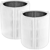 2 Pack 311i+ Max Replacement Filters Compatible with Blue Pure 311i+ Max Air Purifier, H13 True HEPA Filter, 2-in-1 Activated Carbon Filters