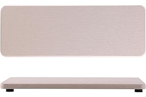 NiuYichee 2 PCS Bathroom Stone Trays, Diatomite Coasters, Kitchen Soap Dish, Water Absorbing Stone Used for Hand Soap & Plants & Cosmetic Bottles in The Modern Home(8.66" * 3.15") Light Grey