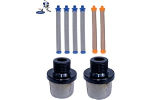 LUCKXUANYUAN (2+4+2) Packs Airless Spray Filter Set –288716 Pump Inlet Strainer, 288749 60 Mesh, 288750 100 Mesh Gun Filters – Compatible with graco Magnum X5 X7 LTS15 LTS17 ProX7 ProX9 SG2 SG3