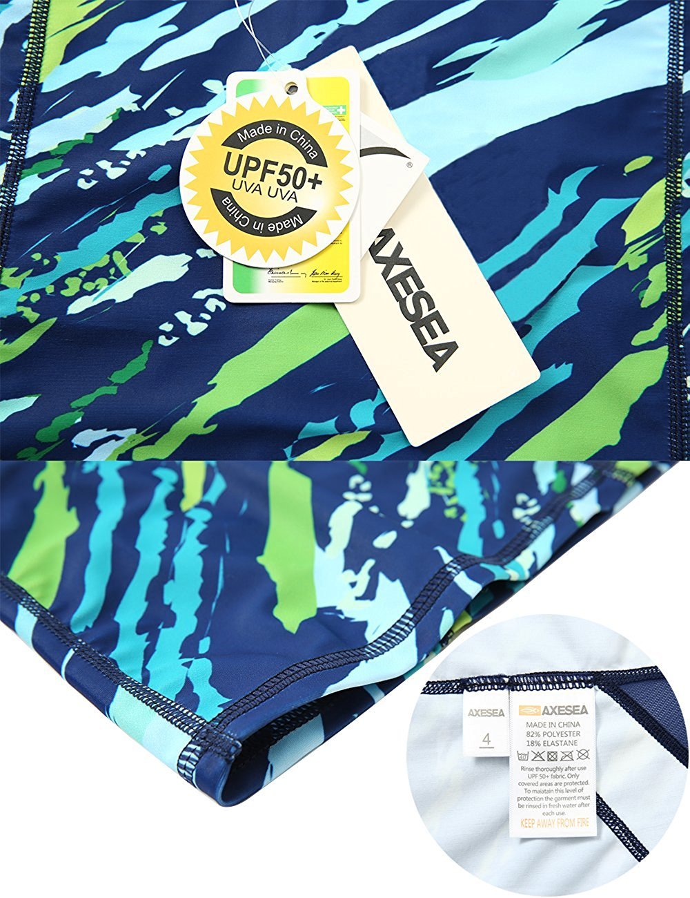 Swim Tops Women Top Only AXESEA Womens Long Sleeve Rash Guard UV