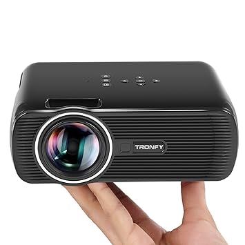 Tronfy Mini Proyector con el cable de conexión HDMI LED con ...