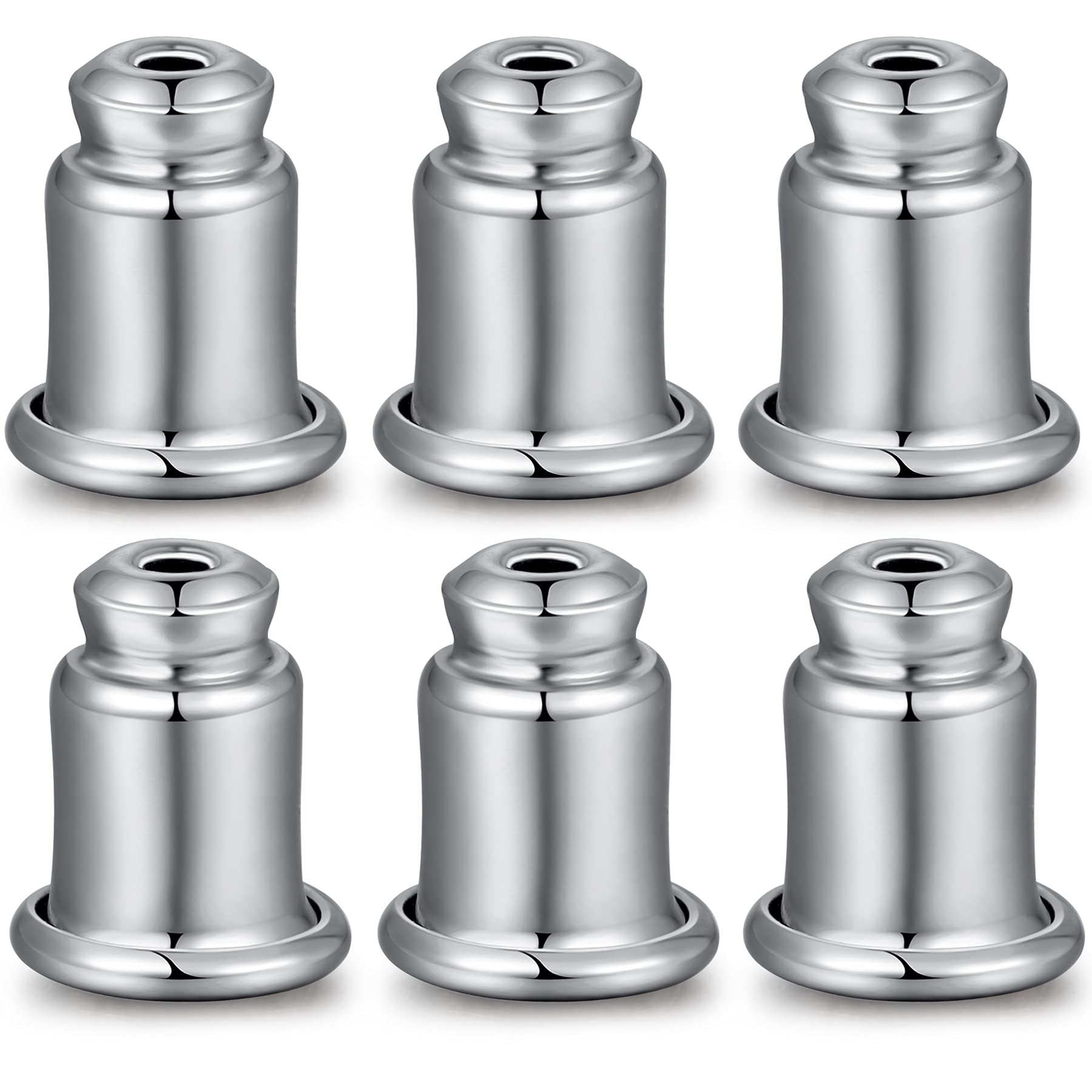 Earring Backs Stud Earring Backs Flat Earring Lifters Backs Silver Locking Earring Backs Universal Earring Backs Flat Back Earrings Earring Backs for Studs Safety Secure Stud Earring Backs for Women