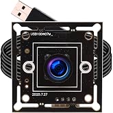 ELP HD USB Camera Module Super Mini Embedded Webcam with 120degree M7 Lens | 720P/30FPS OV9712 PC Camera for Laptop USB2.0 UVC Video Webcam for Embedded Machine, with 3.3ft/1m Cable for Computer