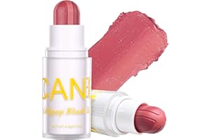 UCANBE Dusty Rose Cream Blush Stick for Cheeks, Duo-Tone Buildable Blush Makeup, Hydrating Lightweight Face Blush with Vitami