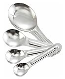 Winco 4-Piece Stainless Steel Measuring Spoon Set