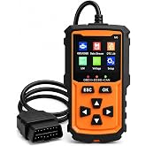 Vecooneen OBD2 Scanner M6,Car OBDII Diagnostic Code Reader (Orange) | With Read/Clear Codes, Live Data,I/M Readiness,OBD2 Scanner for All OBDII Protocol Cars Since 1998
