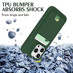 Petocase for iPhone 15 Pro Wallet Case Card Holder