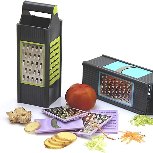 Buy HELLY FASHION 4 in 1 MultiFunctional Vegetable and Fruit Grater & Slicer Chopper with 4