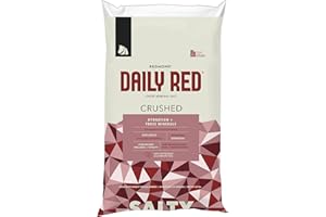 REDMOND Daily Red Crushed Loose Minerals | Mineral Salt + Electrolyte Supplement for Horses (25LB Refill Bag)
