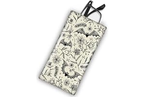 Mcapirivo Soft Sunglass Eyeglass Glasses Case,7x3.5inch Portable PU Leather Squeeze Top Holder Bag Pouch for Women Men