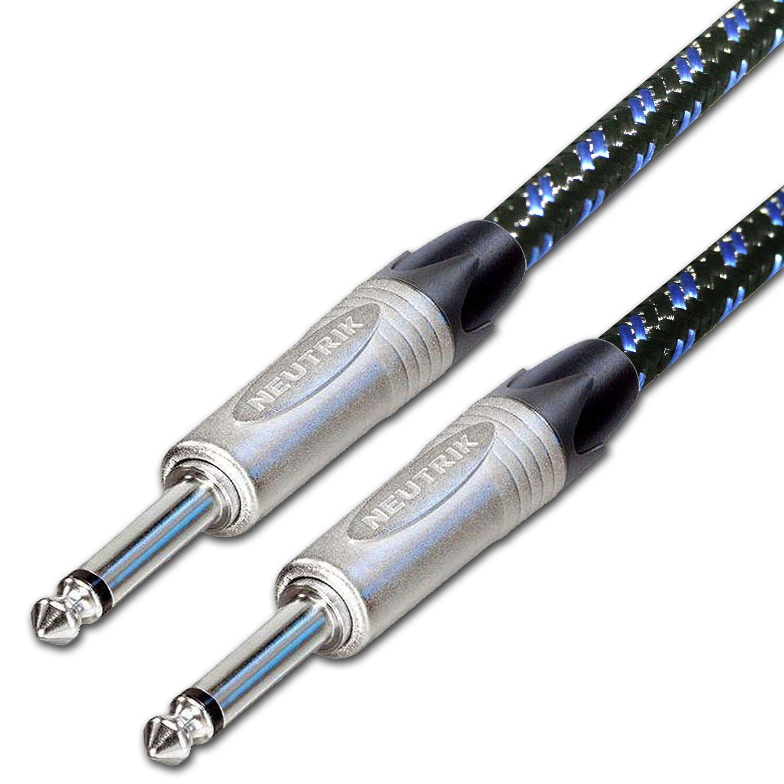 Vintage Guitar Effects Pedal Patch Leads. Neutrik NP2X 1/4 inch Mono Cable