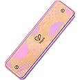 Hape Blues Harmonica | 10 Hole Wooden Musical Instrument Toy for Kids, Pink (E8918)