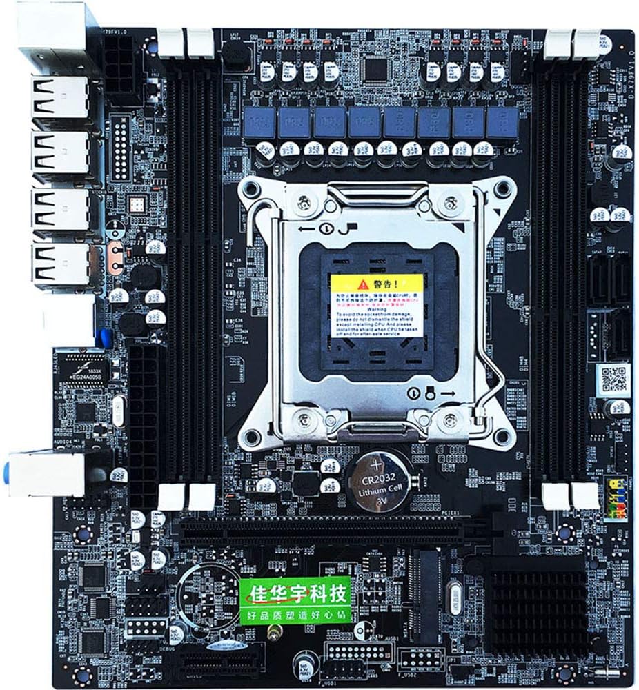 BEESCLOVER Desktop Computer Mainboard X79 4 Channels Gaming Motherboard