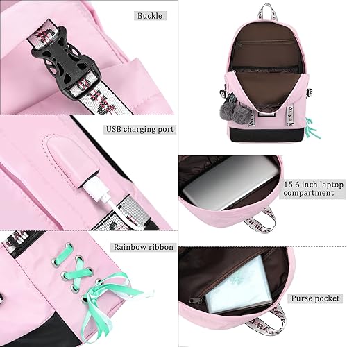 Arya Backpacks for Girls Teenage School Bags Kids Bookbag Teen