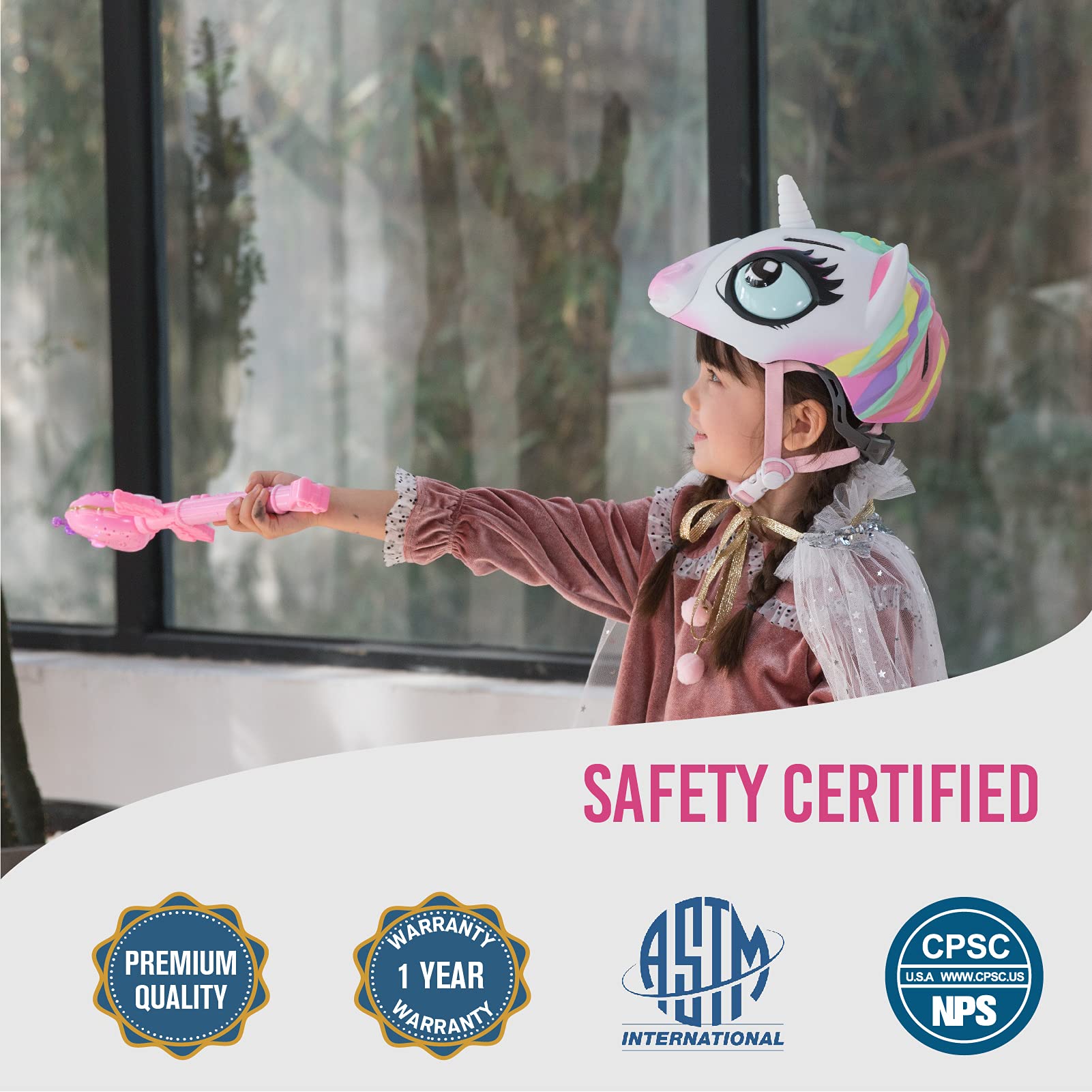 Kids Helmet Unicorn Helmet & Shark Helmet for Girl Boy, Children's Bike Helmet for 3-8 Years Multi-Sport Safety Certified Bicycle Helmet for Skateboard Skating Scooter