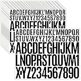 Jiepuxiter Vinyl Letter and Number Stickers - 10