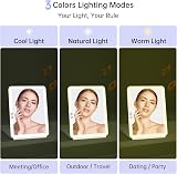 FUNTOUCH Lighted Makeup Mirror 10X Magnifying, 3 Colors, Travel Friendly view 6