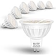 ALIDE MR16 Led Flood Bulbs 5W, Replace 50W Halogen,Wide Angle 120 Degree Beam,GU5.3 Bi-Pin 2700K Warm White,12V MR16 LED Bulb for Overhead Tracking Flood Recessed Accent Landscape Lighting,6 Pack