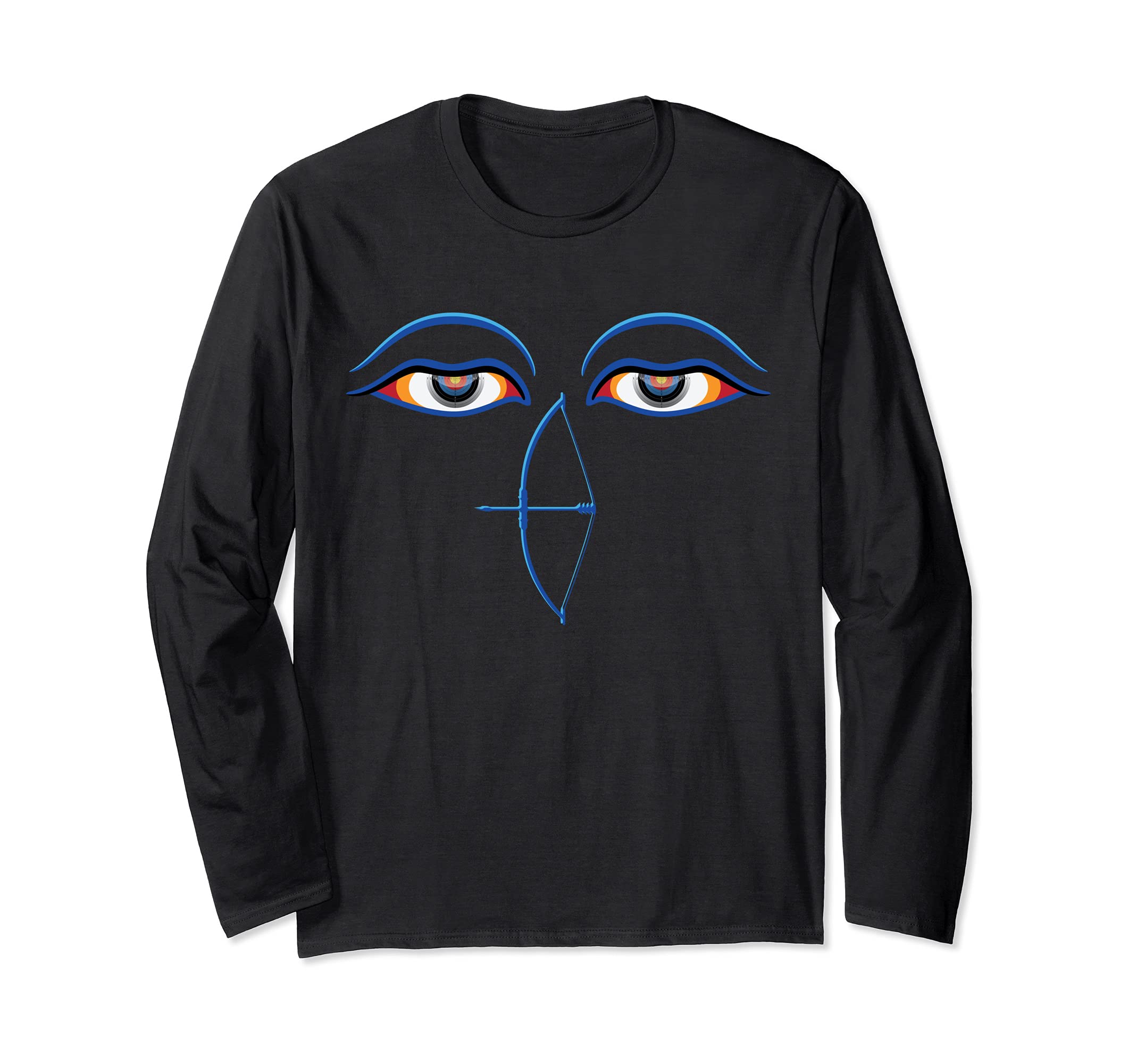 Traditional Archery T-Shirt : Gift for an Archer or Bowman Long Sleeve T-Shirt