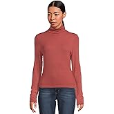 Michael Stars Womens Tara Crop Turtleneck